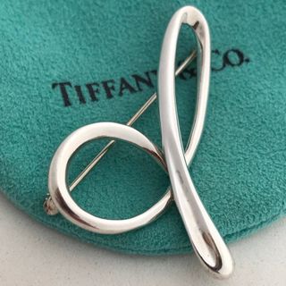 TIFFANY&Co. ティファニー ヴィンテージ 月 ピン ブローチ 安全ピン