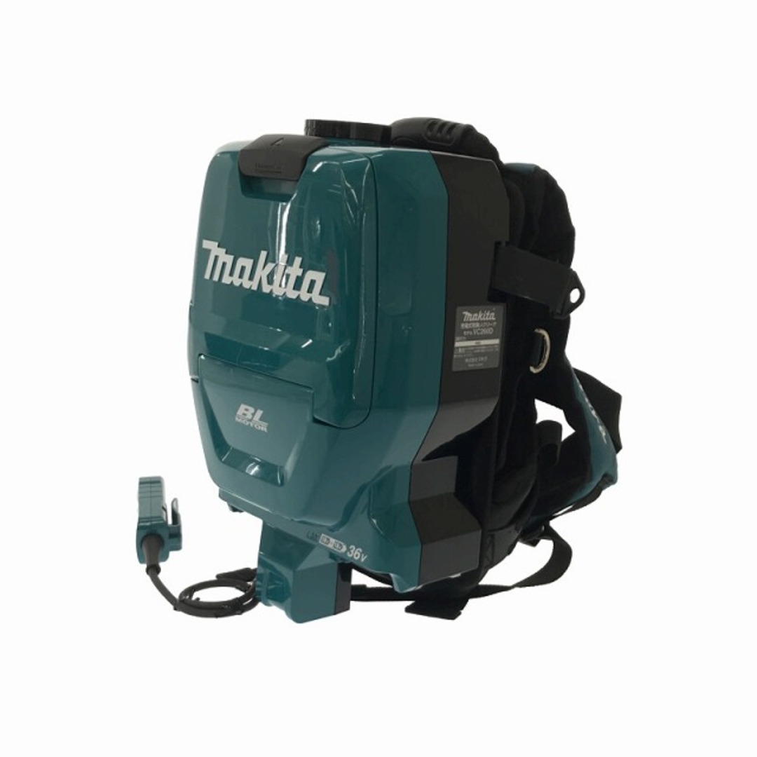 工具☆美品☆makita マキタ 18V+18V=36V 充電式背負い集じん機 VC260DZSP 粉じん 掃除機 クリーナー 変えパック付き 83738