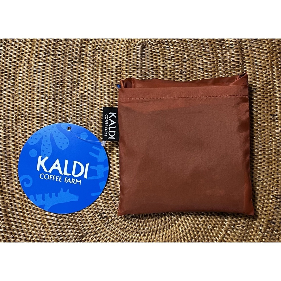 KALDI(カルディ)の【未使用品】カルディ　エコバッグ　いきものがたり　ブルー　青 レディースのバッグ(エコバッグ)の商品写真