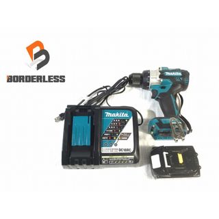 マキタ(Makita)の☆中古品☆ makita マキタ 18V 充電式ドライバドリル DF486D 青/ブルー バッテリー1個(6.0Ah)+充電器 ドリルドライバー 電動 84010(工具)