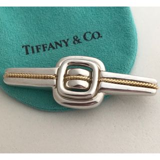 ティファニー(Tiffany & Co.)のTiffany ヴィンテージ  スクエア コンビブローチ希少(ブローチ/コサージュ)