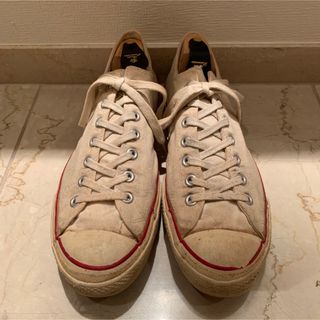 コンバース(CONVERSE)のコンバース　チャックテイラー　オリジナル　US11 ホワイト　白　生成り(スニーカー)