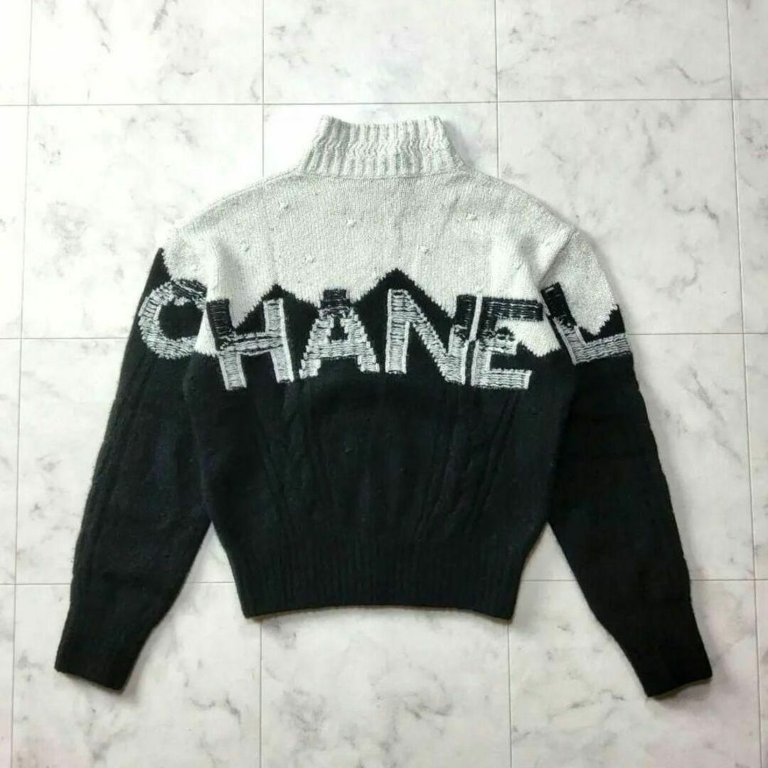 CHANEL(シャネル)の【美品】シャネル　ニット　ココネージュ ジェニー着用　ラメ入り カシミヤ レディースのトップス(ニット/セーター)の商品写真