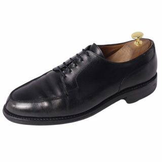 クロケットアンドジョーンズ(Crockett&Jones)のクロケット&ジョーンズ Crockett&Jones レザーシューズ MORETON モールトン ダービーシューズ プレーントゥ カーフレザー シューズ 靴 メンズ イングランド製 7 1/2E(26cm相当) ブラック(ドレス/ビジネス)