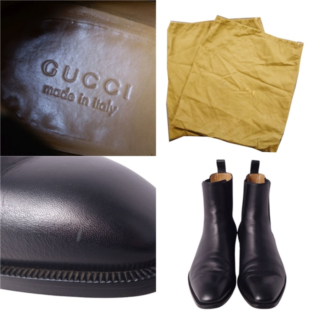 GUCCI - 美品 グッチ GUCCI ブーツ サイドゴアブーツ ヒール GUCCI - 美品 グッチ GUCCI ブーツ サイドゴアブーツ ヒール