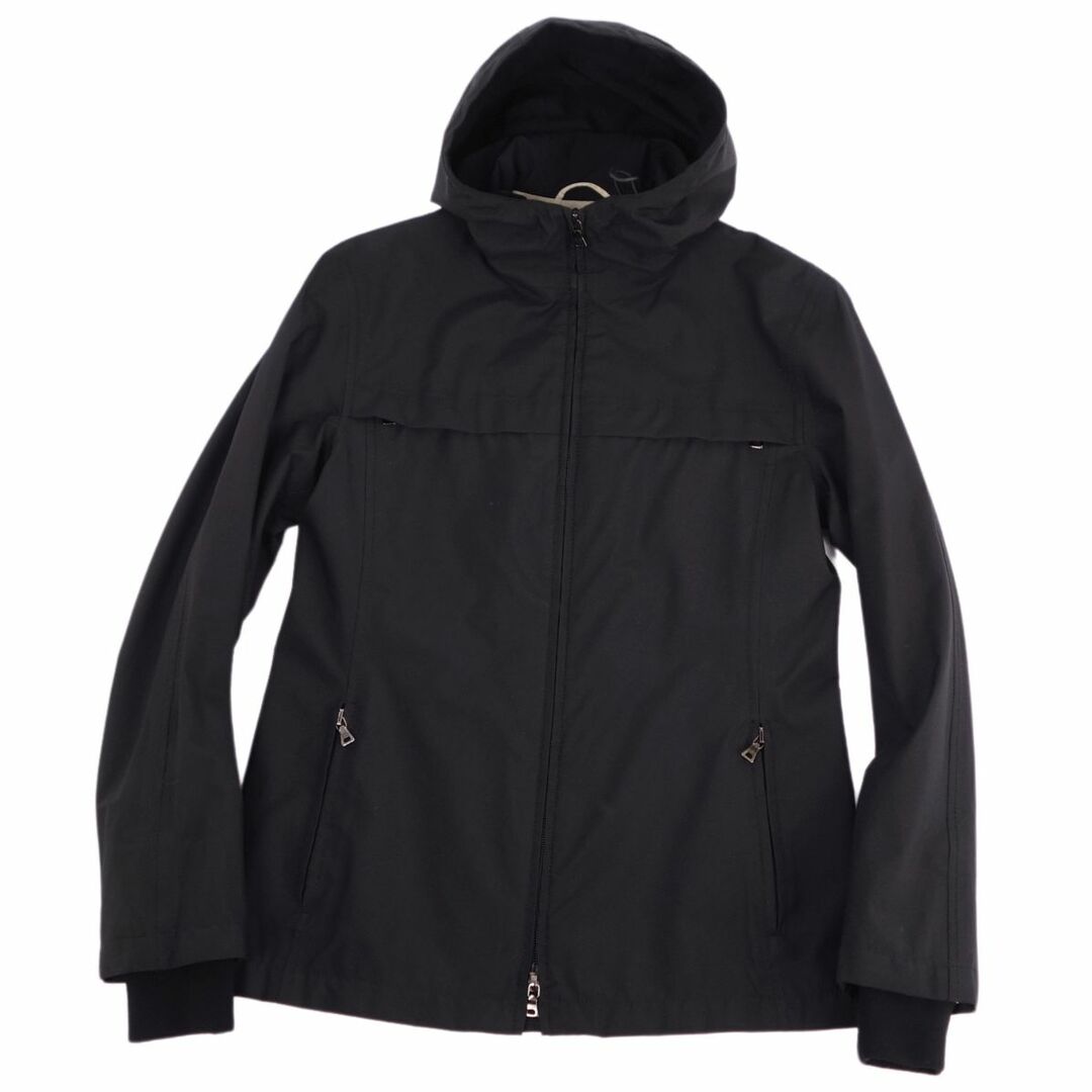 美品 プラダ スポーツ PRADA SPORT ジャケット パーカー ジップアップ 無地 インナーリブ GORE-TEX アウター レディース 40(M相当) ブラックなし