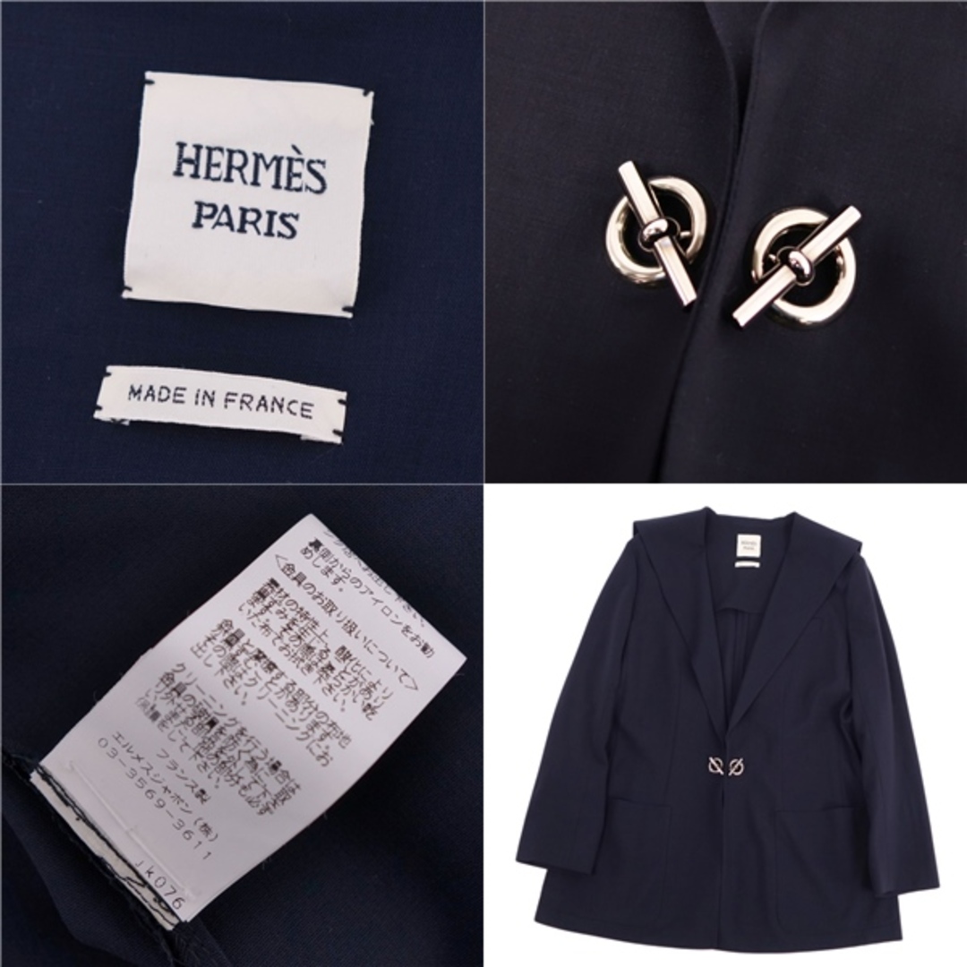 HERMES - 美品 エルメス HERMES ジャケット ゴルチエ期 セーラー HERMES - 美品 エルメス HERMES ジャケット ゴルチエ期 セーラー
