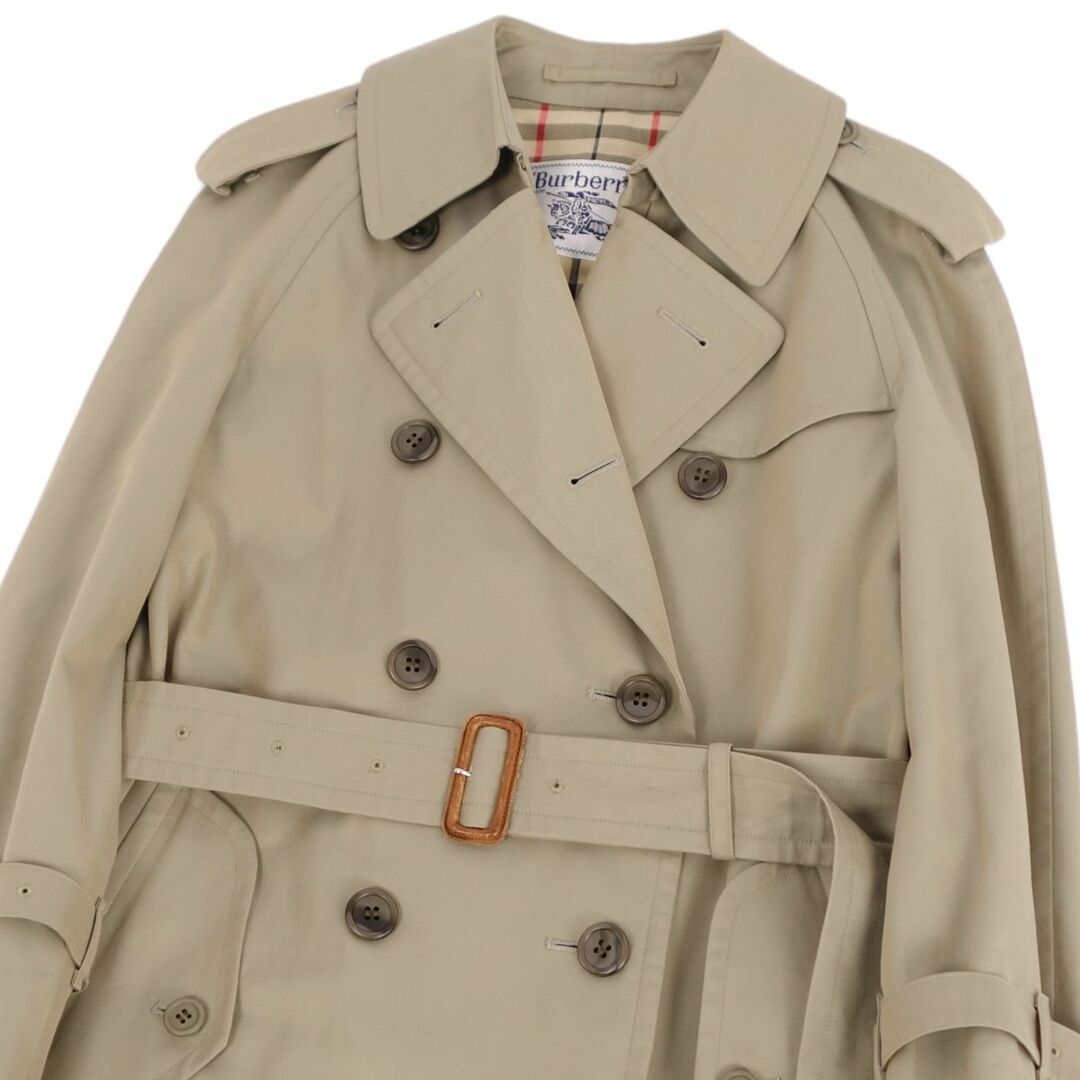 BURBERRY(バーバリー)の美品 Vintage バーバリー Burberrys コート トレンチコート 裏チェック アウター レディース 7AB2(S相当) ベージュ レディースのジャケット/アウター(トレンチコート)の商品写真