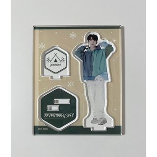 セブンティーン(SEVENTEEN)のSEVENTEEN カフェ WINTER CAMPING  アクスタ ジョシュア(アイドルグッズ)