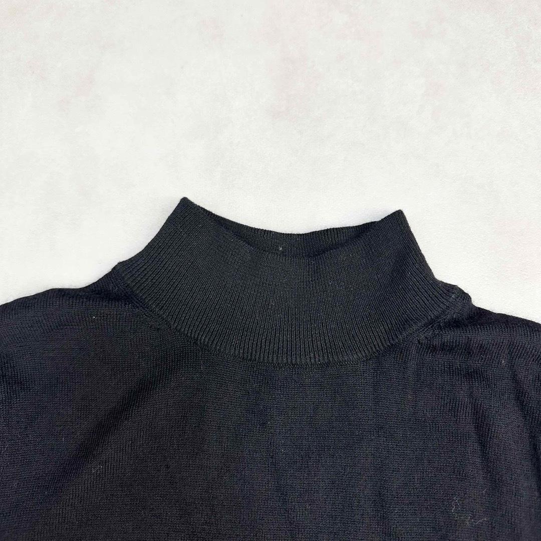 MUJI (無印良品)(ムジルシリョウヒン)の【MUJI】無印良品 美品 ハイネック 黒 Sニット セーター ウール レディースのトップス(ニット/セーター)の商品写真