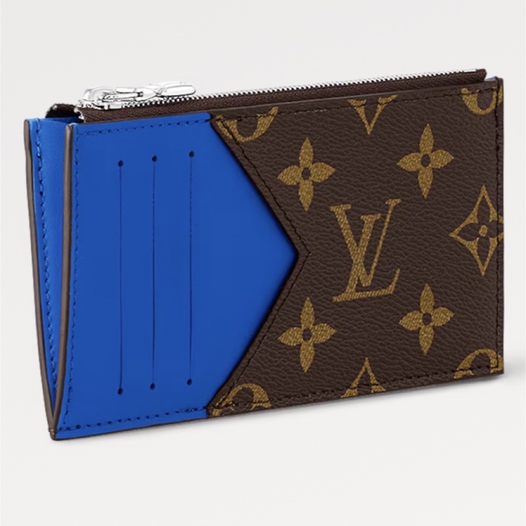 LOUIS VUITTON(ルイヴィトン)のヴィトン　財布　コインケース　ブルー　カードケース　青 メンズのファッション小物(コインケース/小銭入れ)の商品写真