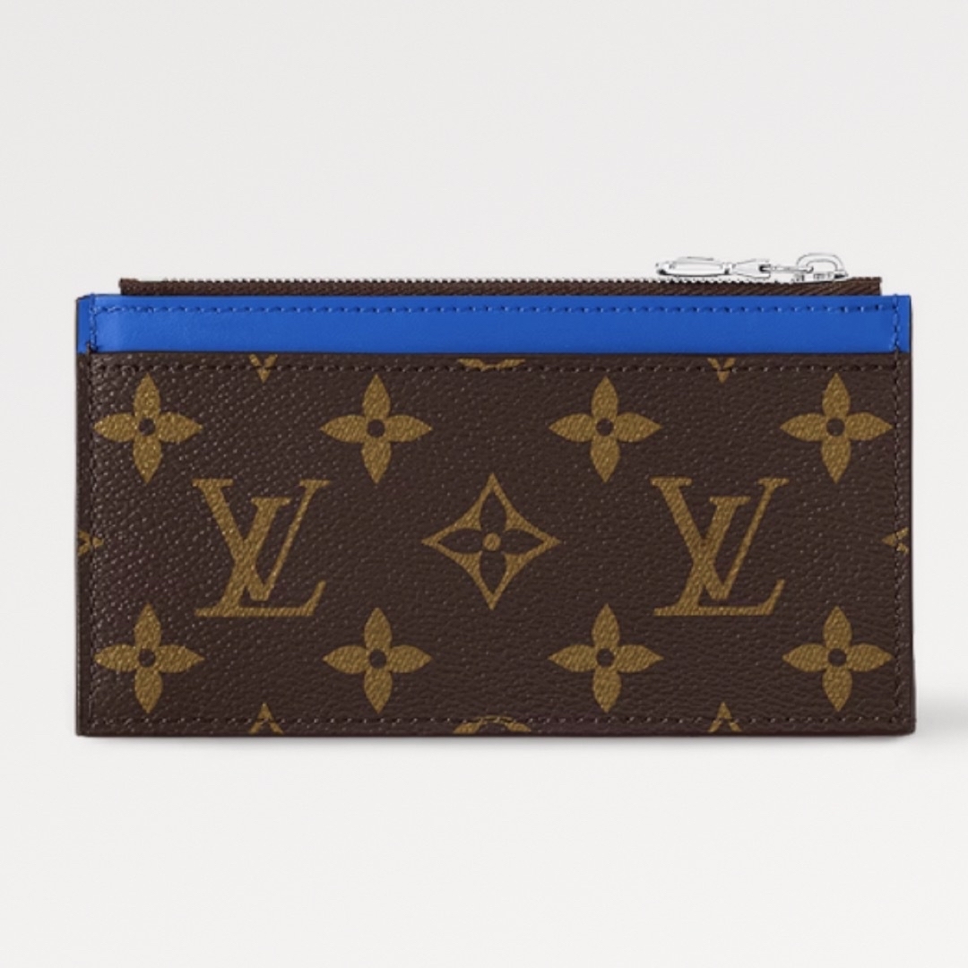 LOUIS VUITTON(ルイヴィトン)のヴィトン　財布　コインケース　ブルー　カードケース　青 メンズのファッション小物(コインケース/小銭入れ)の商品写真