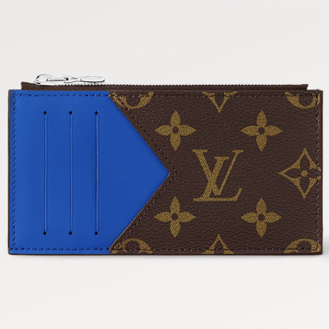 LOUIS VUITTON(ルイヴィトン)のヴィトン　財布　コインケース　ブルー　カードケース　青 メンズのファッション小物(コインケース/小銭入れ)の商品写真