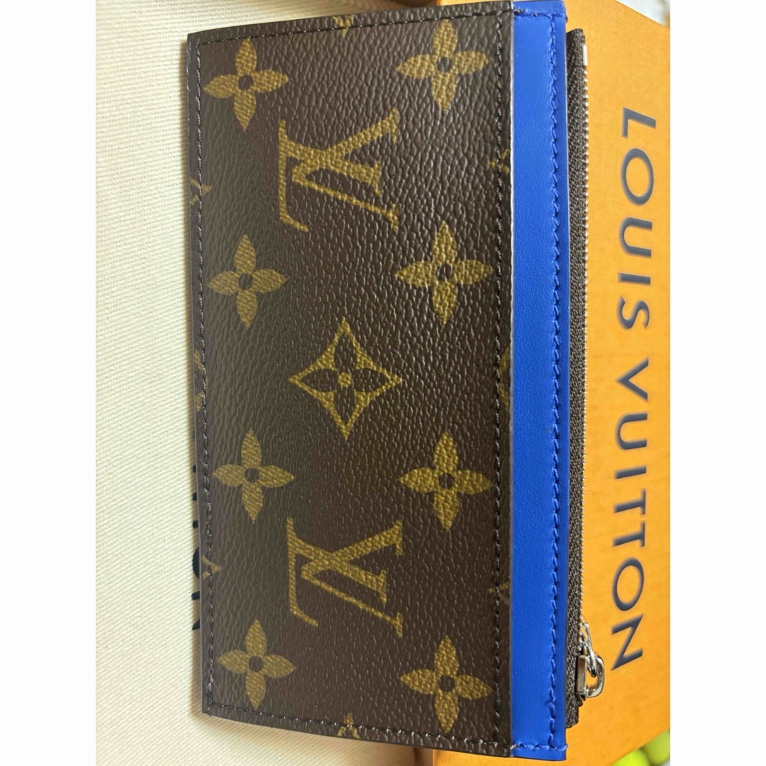 LOUIS VUITTON(ルイヴィトン)のヴィトン　財布　コインケース　ブルー　カードケース　青 メンズのファッション小物(コインケース/小銭入れ)の商品写真