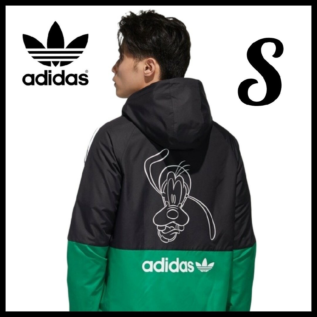 【ディズニー】adidas★トラックジャケット★ナイロンジャケット★Sメンズナイロンジャケット