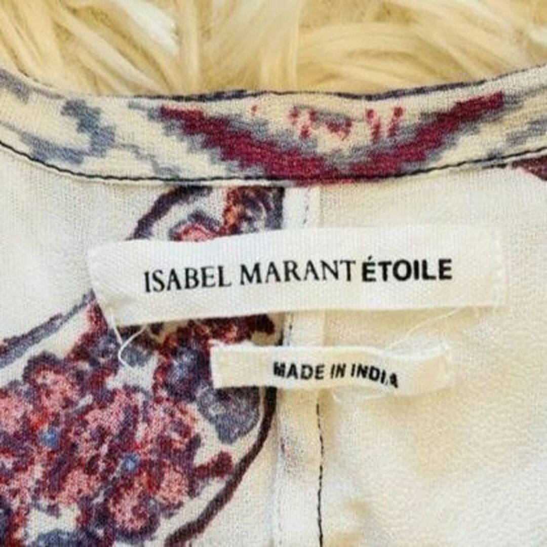 レディース【ISABEL MARANT ETOILE】ペイズリー花柄ブラウス パープル 2