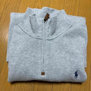 ポロラルフローレン(POLO RALPH LAUREN)の【ほぼ新品】【US XLサイズ】ポロラルフローレン ハーフジップ(スウェット)