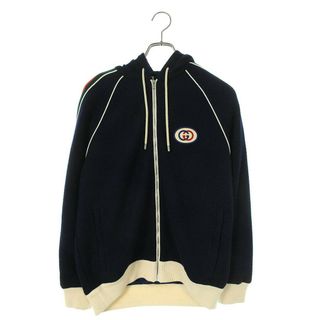 グッチ(Gucci)のグッチ  673290 XJDUW ウェブストライプ付きウールジャージージャケットパーカー メンズ XS(パーカー)