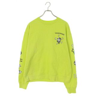 クロムハーツ(Chrome Hearts)のクロムハーツ  PPO HRDWR GRN SWTSHRT MATTY BOYプリントハードウェアグリーンスウェット メンズ L(スウェット)