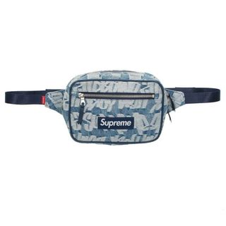 シュプリーム(Supreme)のシュプリーム  22SS  Fat Tip Jacquard Denim Waist Bag ファットチップジャガードデニムウエストバッグ メンズ(ボディーバッグ)