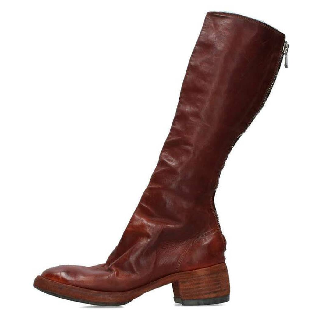 GUIDI - グイディ バックジップロングブーツ メンズ 38の通販 by GUIDI - グイディ バックジップロングブーツ メンズ 38の通販 by