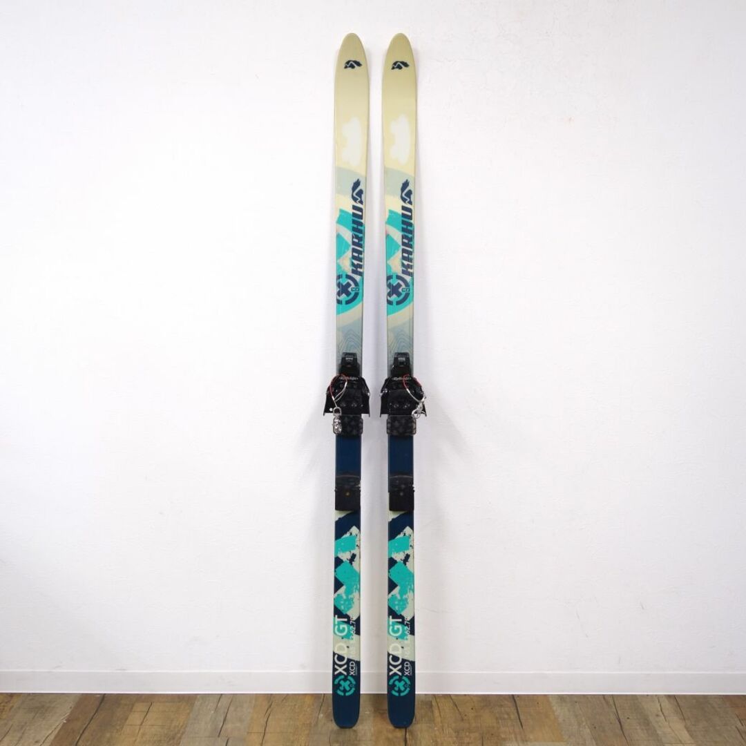 KARHU(カルフ)のカルフ KARHU XCD GT 165cm センター62mm ビンディング Rottefella 3pin テレマーク ステップソール ウロコ スキー アウトドア スポーツ/アウトドアのスキー(板)の商品写真