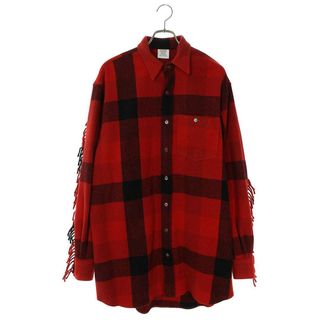 VETEMENTS - ヴェトモン  WAH19SH104 オーバーサイズ ウェスタン フランネル チェック長袖シャツ レディース XS