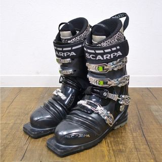 スカルパ(SCARPA)の美品 スカルパ SCARPA テレマーク スキーブーツ T1 27cm 75ｍｍ規格 3ピン アウトドア(ブーツ)