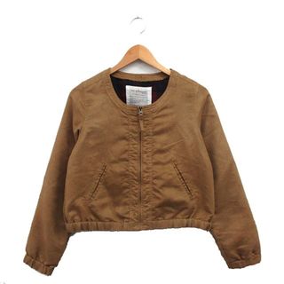 ダブルクローゼット(w closet)のダブルクローゼット w closet ノーカラー ジャケット スエード調(その他)