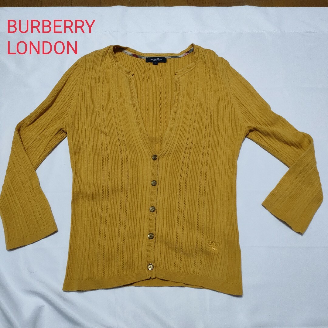 BURBERRY(バーバリー)のBURBERRY LONDON  バーバリー　ロンドン　カーディガン　三陽商会 レディースのトップス(カーディガン)の商品写真