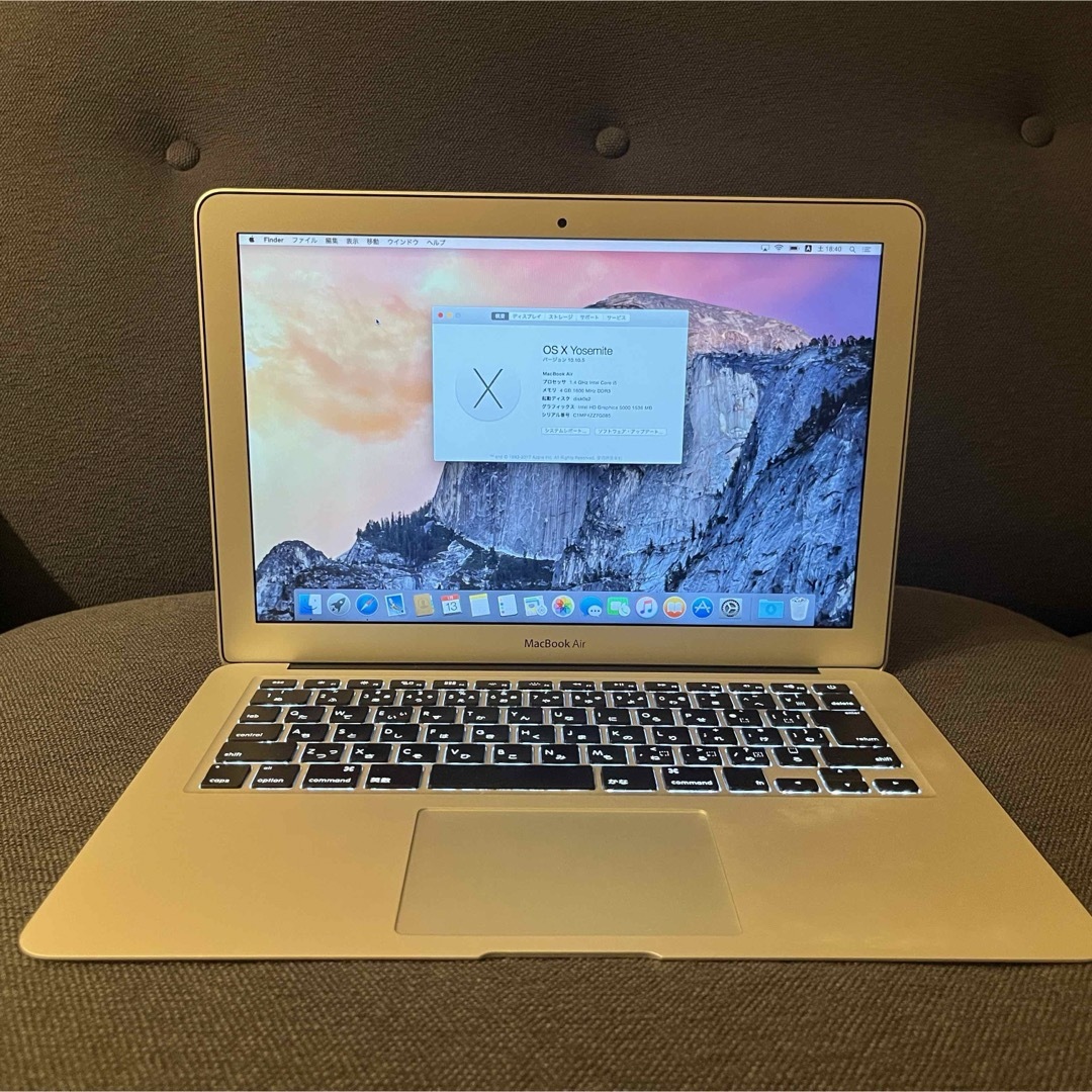 Macbook Air（13-inch，Early 2014）確認用スマホ/家電/カメラ