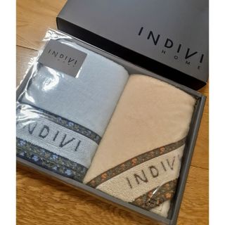 インディヴィ(INDIVI)のINDIVI HOME  フェイスタオル2枚セット　チロリアンフラワー(タオル/バス用品)