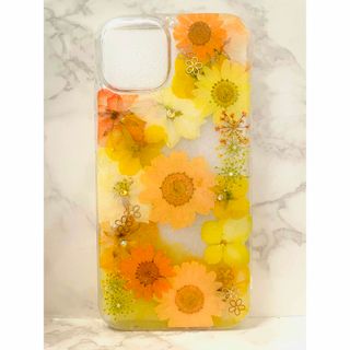 全機種対応 iPhoneケース 押し花ケース 押し花 ケース 花 Android(スマホケース)