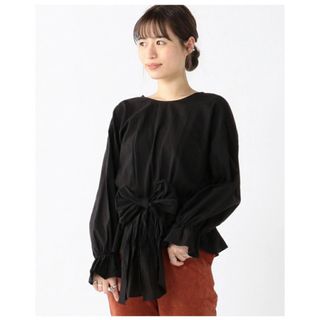 レイビームス(Ray BEAMS)の新品 タグ付き Ray BEAMS カシュクールウエストリボン(シャツ/ブラウス(長袖/七分))