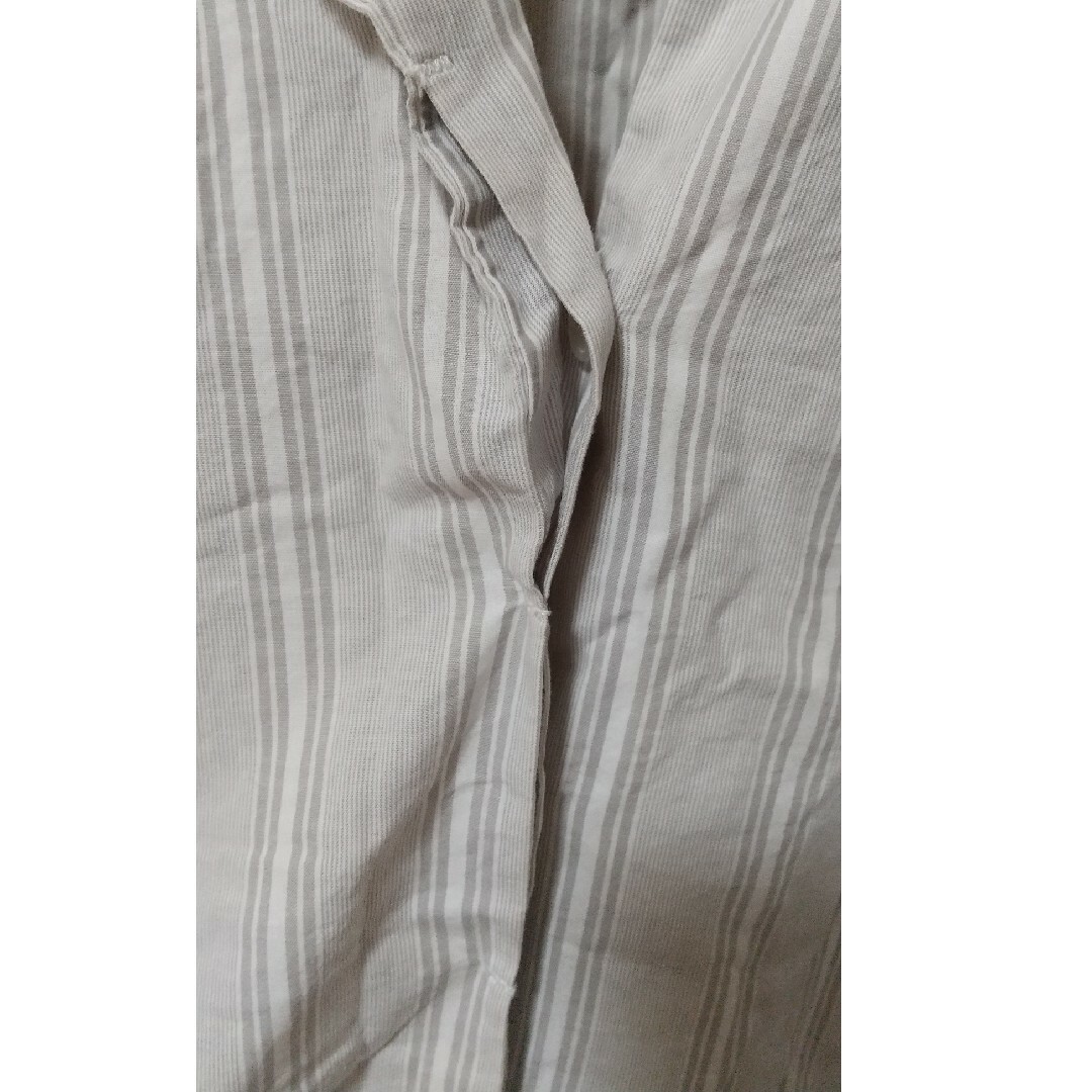 Arnold Palmer(アーノルドパーマー)のアーノルド・パーマー　半袖　縦ストライプシャツ レディースのトップス(シャツ/ブラウス(半袖/袖なし))の商品写真