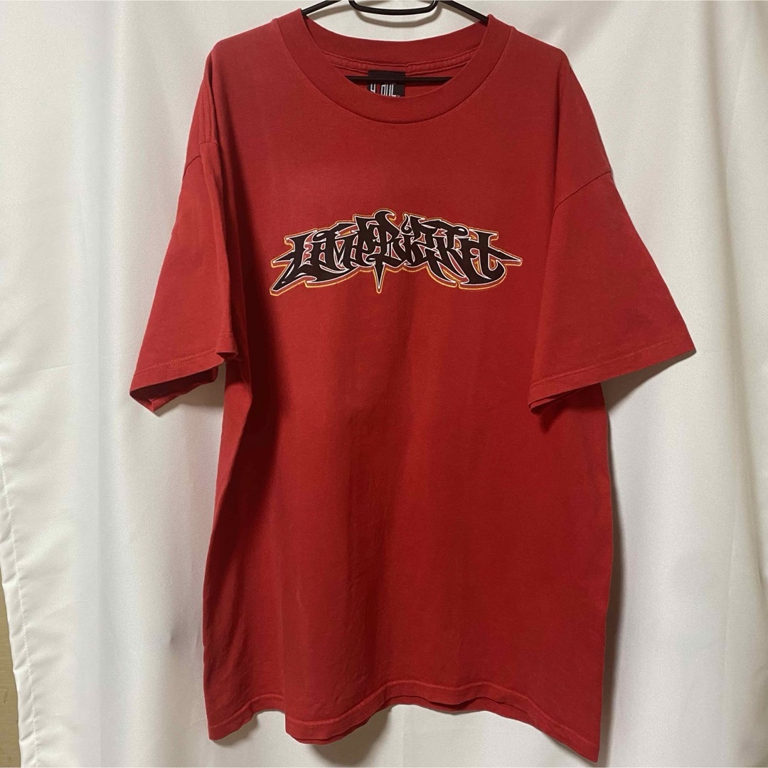 リンプビズキット LIMP BIZKIT ヴィンテージ Tシャツ 赤Tシャツ/カットソー(半袖/袖なし)