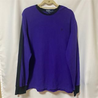 ポロラルフローレン(POLO RALPH LAUREN)のPOLO RALPH LAUREN ポロラルフローレン セーター 紫 古着(ニット/セーター)