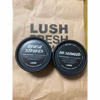 ラッシュ(LUSH)のラッシュ　フレッシュフェイスマスク　ブラッシュストロークス　シーウィード　2個(パック/フェイスマスク)