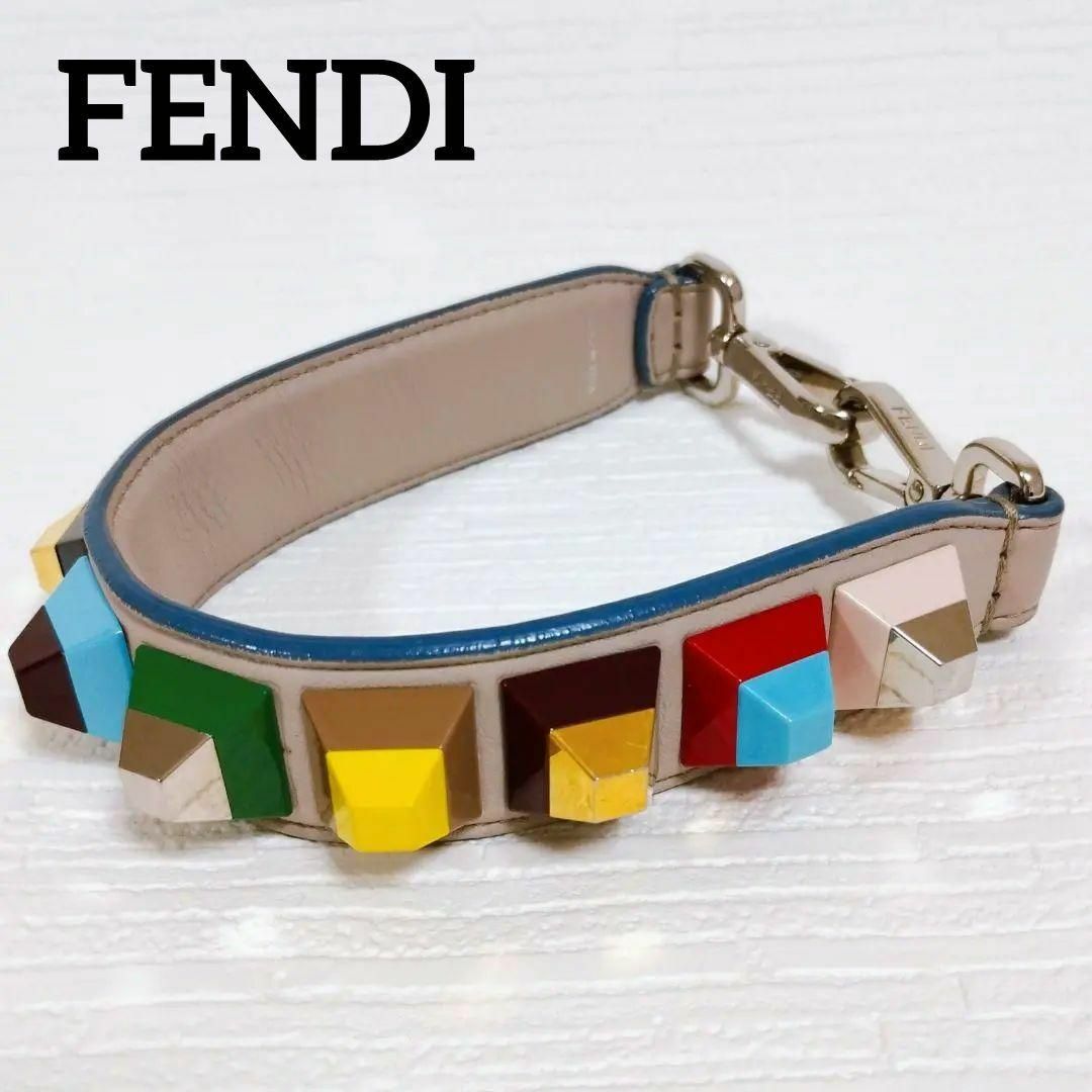 FENDI - フェンディ レザー ミニストラップユー ショルダーストラップ