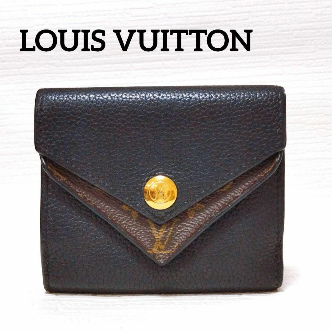 LOUIS VUITTON(ルイヴィトン)のルイヴィトン モノグラム ポルトフォイユ ドゥブルVコンパクト 二つ折り財布 レディースのファッション小物(財布)の商品写真