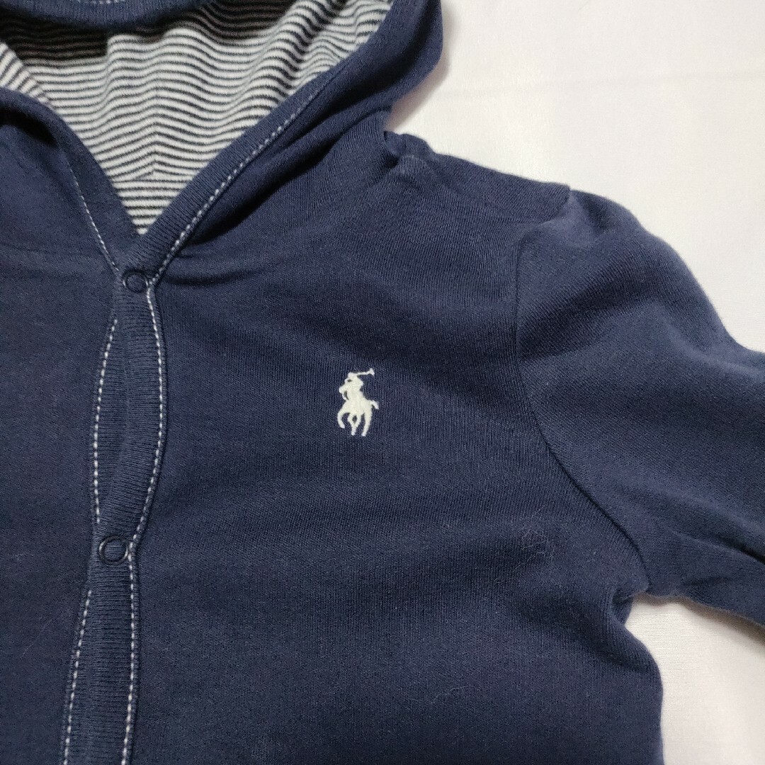 Ralph Lauren(ラルフローレン)のRalph Lauren　ラルフローレン　リバーシブルパーカー　70 キッズ/ベビー/マタニティのベビー服(~85cm)(シャツ/カットソー)の商品写真