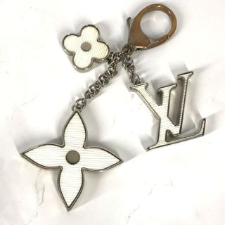 ルイヴィトン(LOUIS VUITTON)のルイヴィトン LOUIS VUITTON ビジューサック・フルール ドゥエピ M65085 エピ バックチャーム キーホルダー メタル ホワイト(キーホルダー)