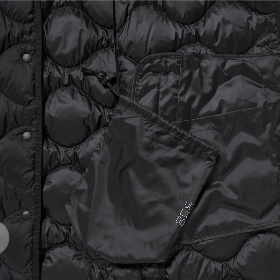 UNIQLO(ユニクロ)のユニクロ/ウルトラライトダウンロングベスト サイズM 色:ダークグリーン【新品】 レディースのジャケット/アウター(ダウンベスト)の商品写真
