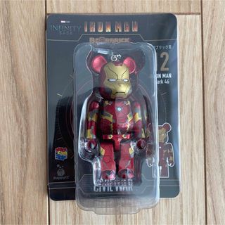 ベアブリック(BE@RBRICK)のアイアンマン IRON MAN Mark46 Happyくじ BE@RBRICK(アメコミ)