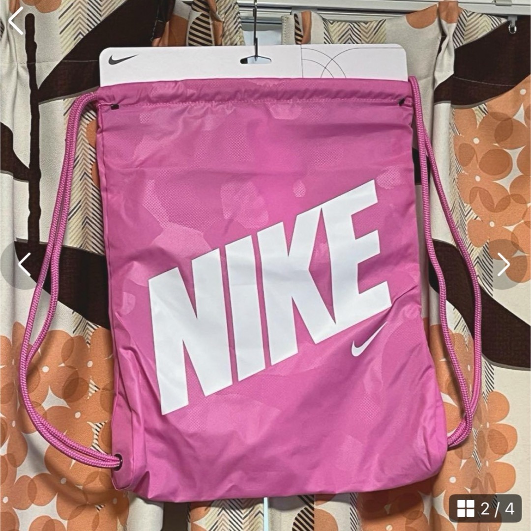 NIKE(ナイキ)のNIKE ナイキ　ジムサック　ナップサック　キッズ　レディース　未使用　12L レディースのバッグ(その他)の商品写真