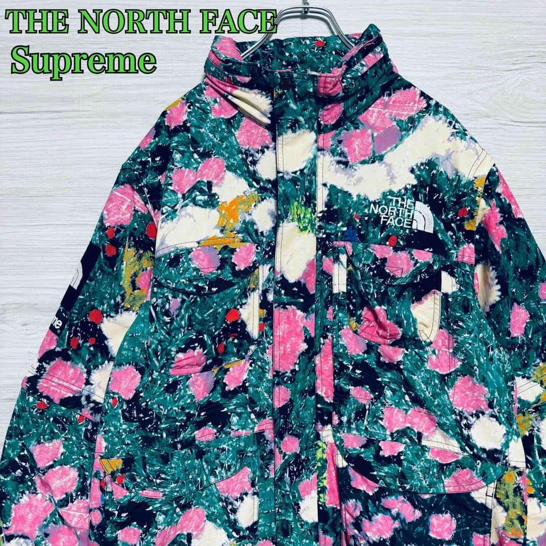 FlowersSIZE新品 Supreme / The North Face Jacket 花柄