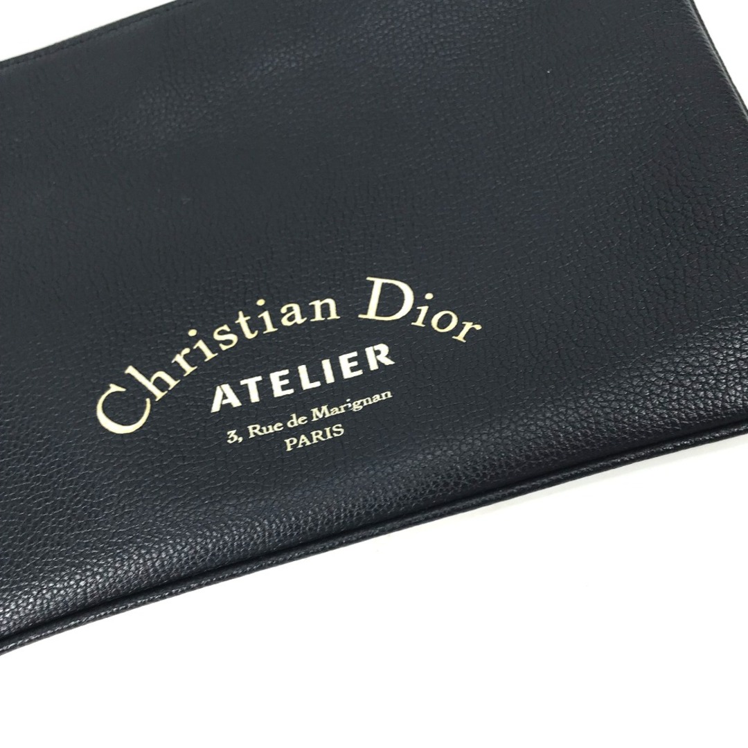 Dior(ディオール)のディオール Dior アトリエ ATELIER ポーチ クラッチバッグ レザー ネイビー メンズのバッグ(セカンドバッグ/クラッチバッグ)の商品写真