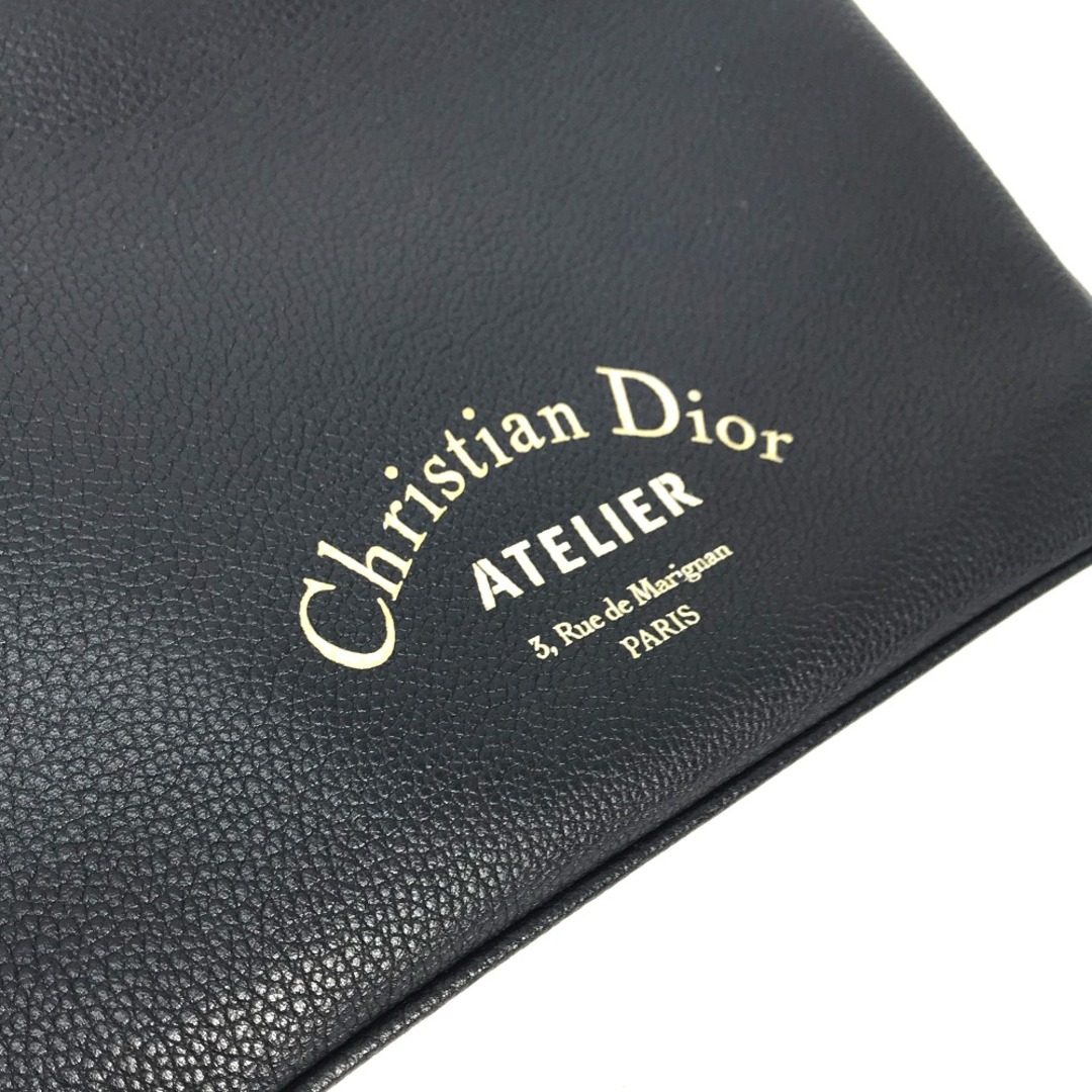 Dior(ディオール)のディオール Dior アトリエ ATELIER ポーチ クラッチバッグ レザー ネイビー メンズのバッグ(セカンドバッグ/クラッチバッグ)の商品写真