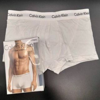 カルバンクライン(Calvin Klein)の【Mサイズ】カルバンクライン ローライズボクサーパンツ ホワイト 1枚(ボクサーパンツ)