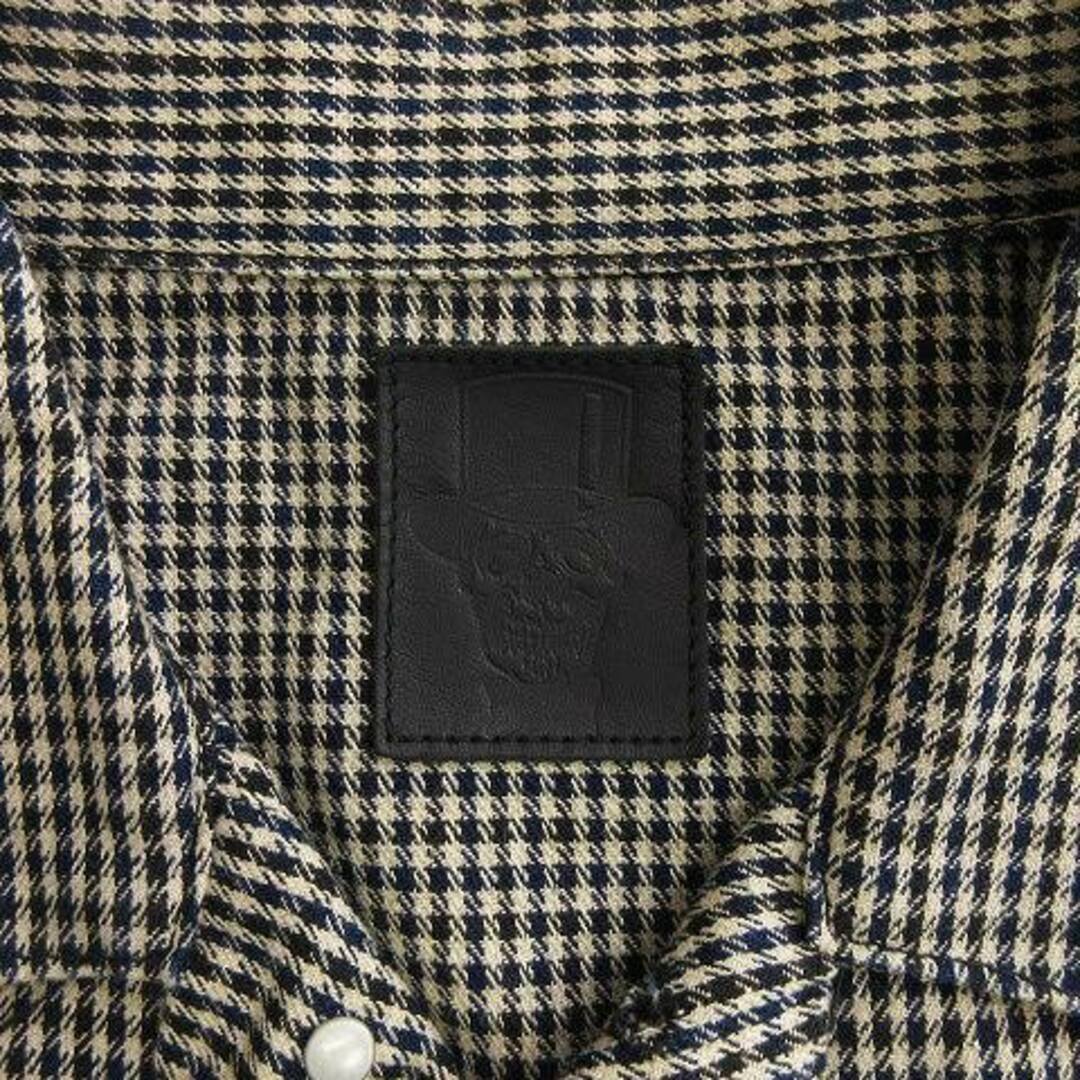 other(アザー)のコアファイター チェック シャツ ジャケット コットン リネン混 ベージュ系 M メンズのジャケット/アウター(ブルゾン)の商品写真